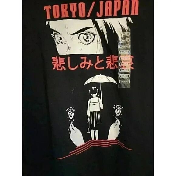 Brisco Tokyo Anime Graphic Tee Size L NWT BBB Nice - Picture 4 of 5
